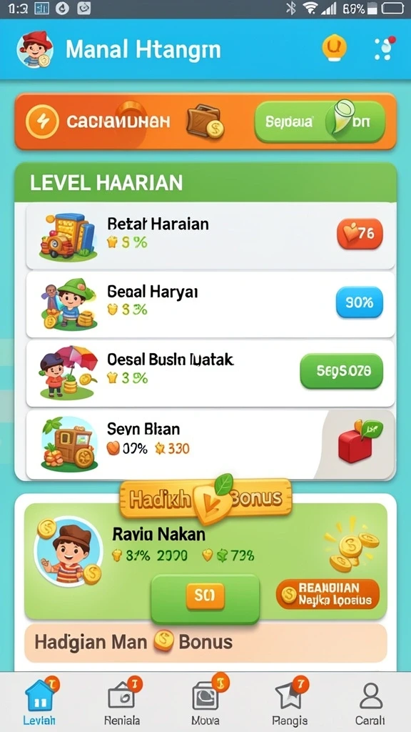 99rp - Fitur interaksi sosial dengan pemain lain.
