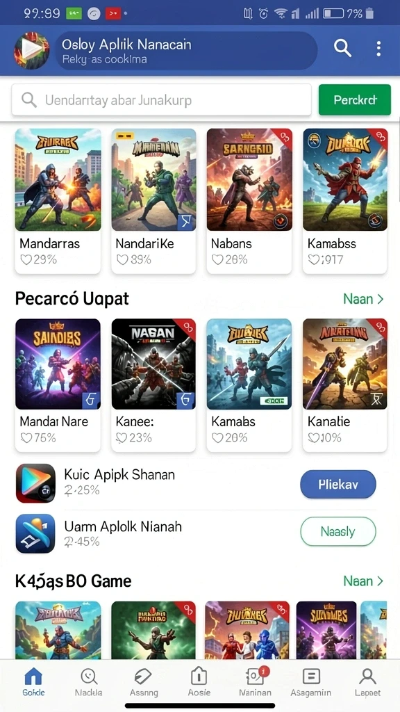 anoboy - Salah satu level menantang dengan banyak rintangan.