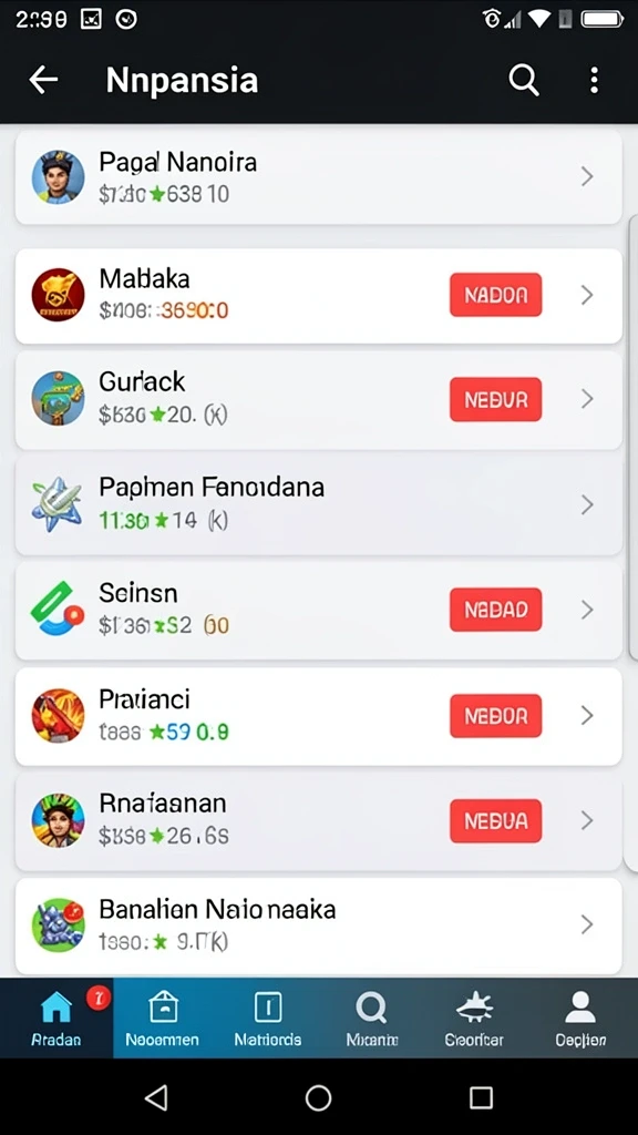 apinaga - Karakter-karakter menarik yang tersedia untuk dimainkan.