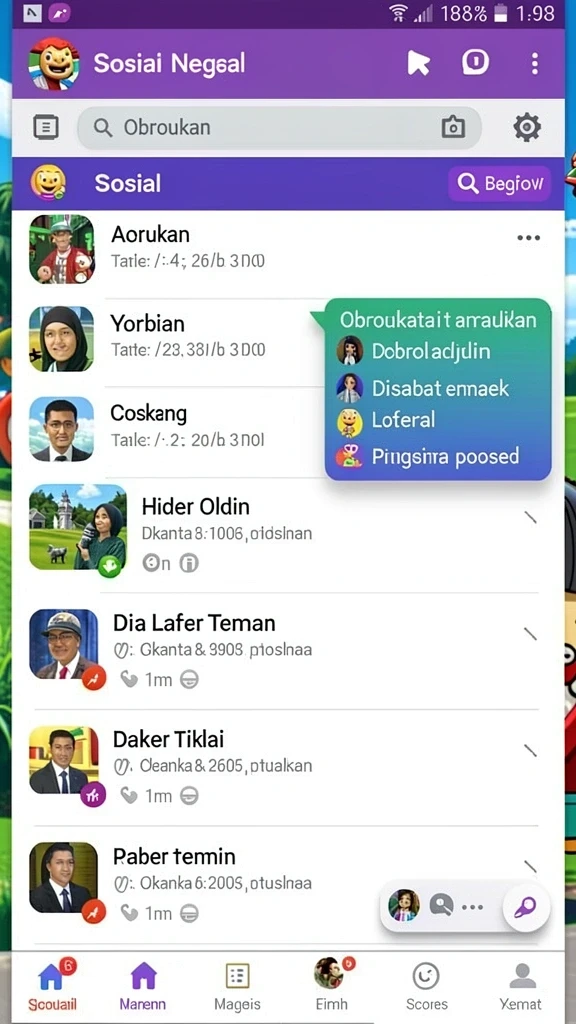 cemara777 - Menu permainan yang mudah diakses dan dinavigasi.