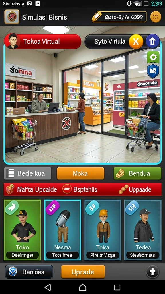 idagame - Tampilan user interface yang ramah pengguna.