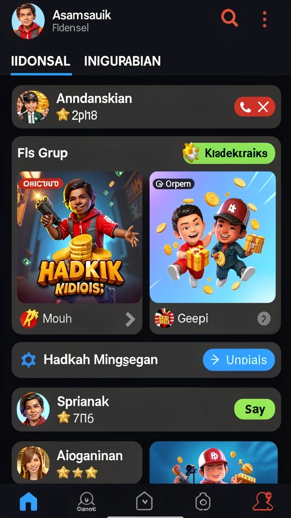 petirrp - Tampilan awal permainan yang menarik.