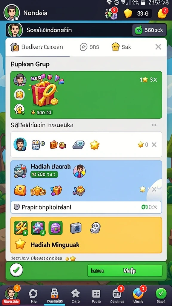 pisangbet - Tampilan antarmuka yang menarik dan intuitif.